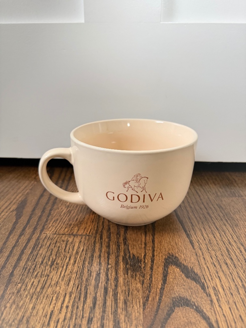 Godiva Belgium 1926 Ceramic Coffee Mug Soup Bowl Oversized | NWOT